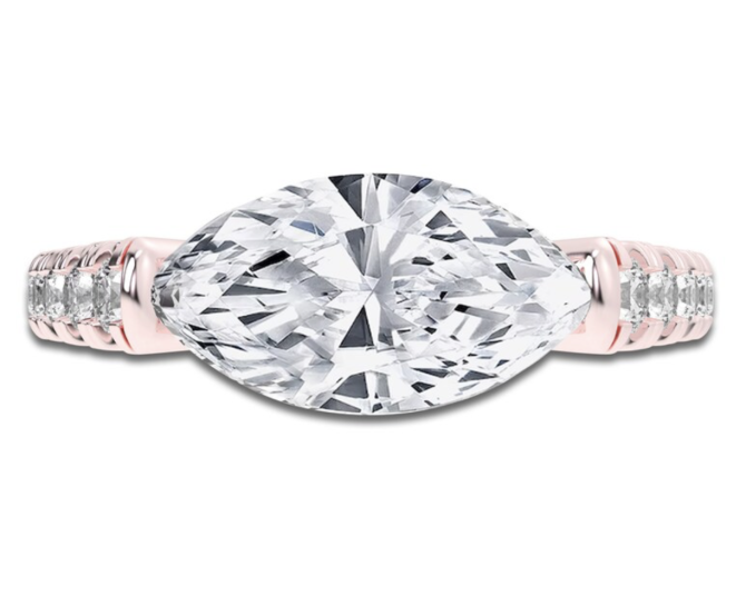 3.5 CT TW Lab-Created Marquise-Cut Diamond Engagement Ring | SimplyIn Diamonds Studio - Image 3